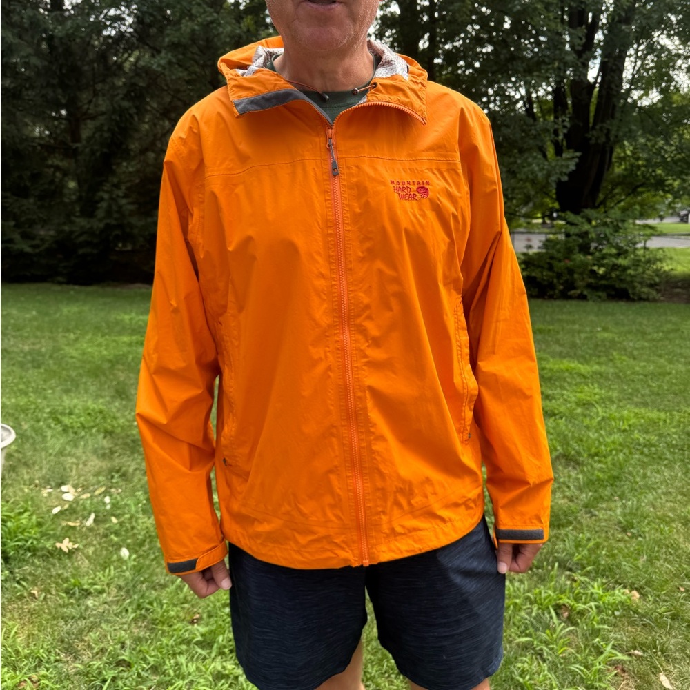 Mountain Hardwear Orange lightweight Rain Jacket